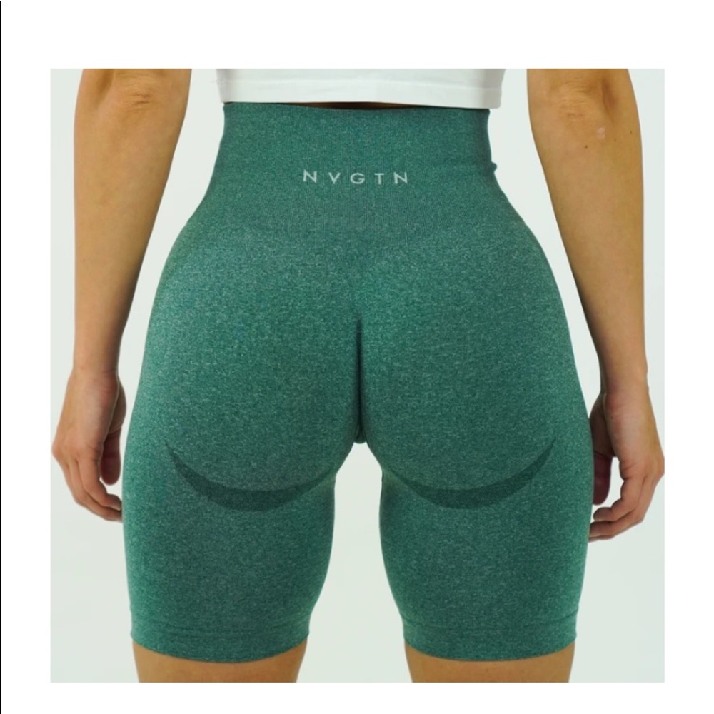Sold*****NVGTN Forest Green Biker Shorts